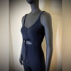 NWOT🌹Black Sleeveless Knit Jumpsuit        💯Cotton